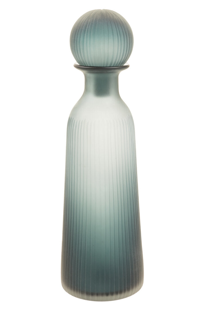 Leora Blue Bottle Vase - Large
