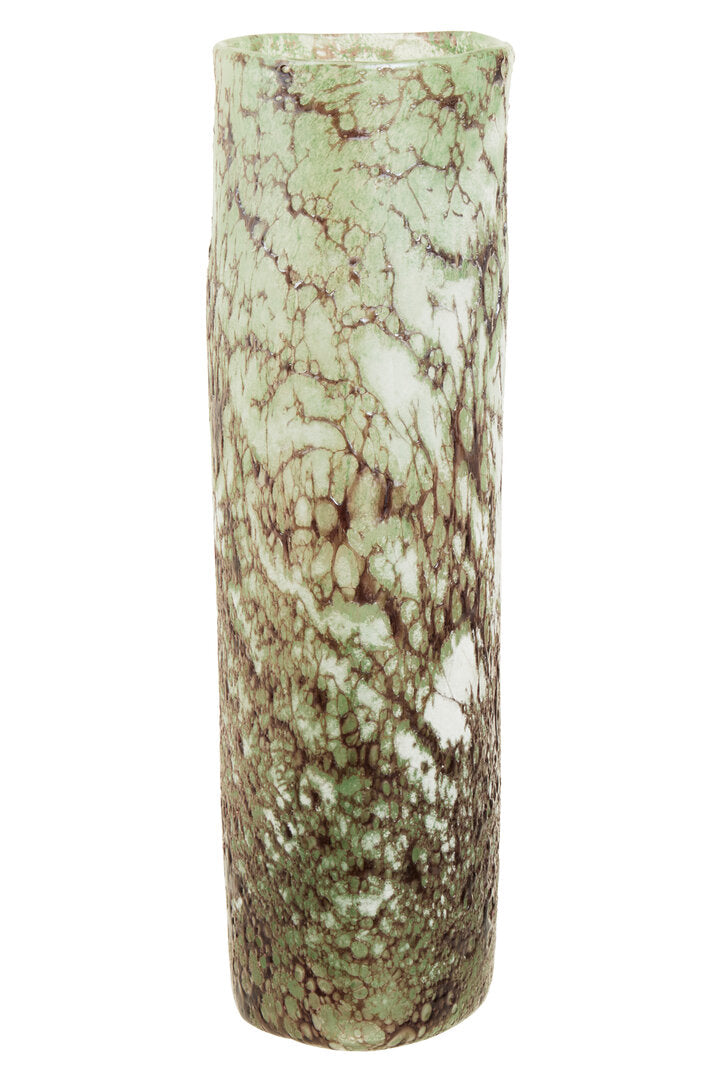 Lumeo Glass Marble Effect Vase - Small