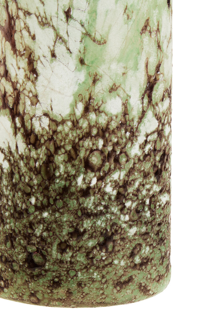 Lumeo Glass Marble Effect Vase - Small