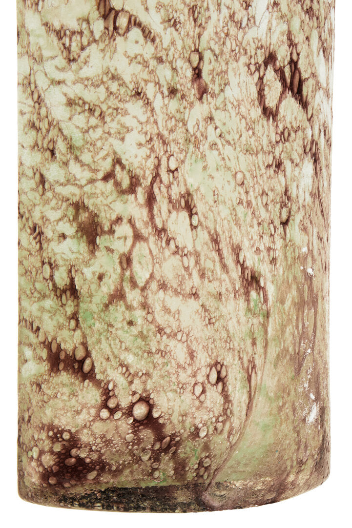 Lumeo Glass Marble Effect Vase - Large