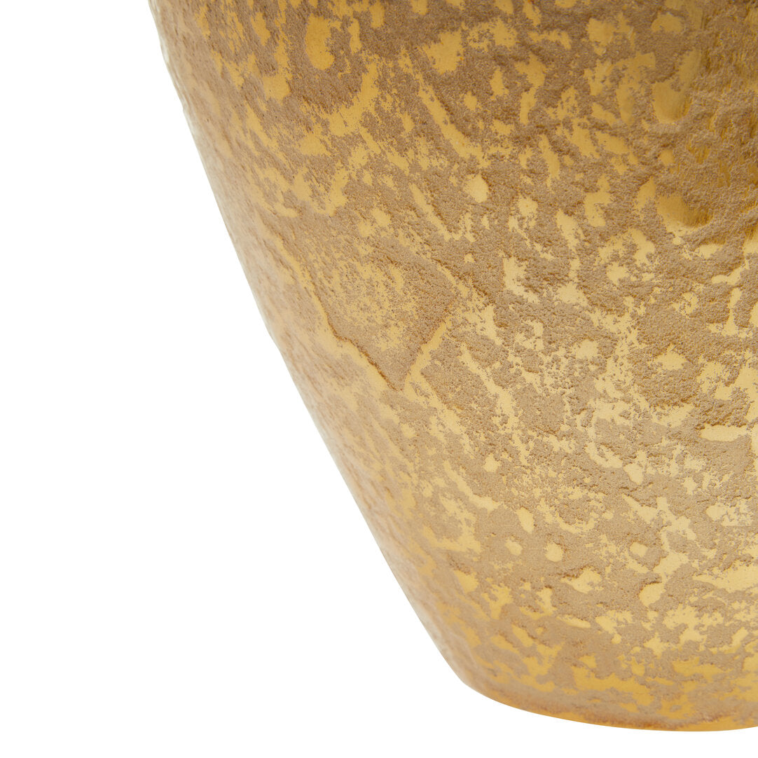 Corenti Silver and Gold Ombre Finish Vase - Small