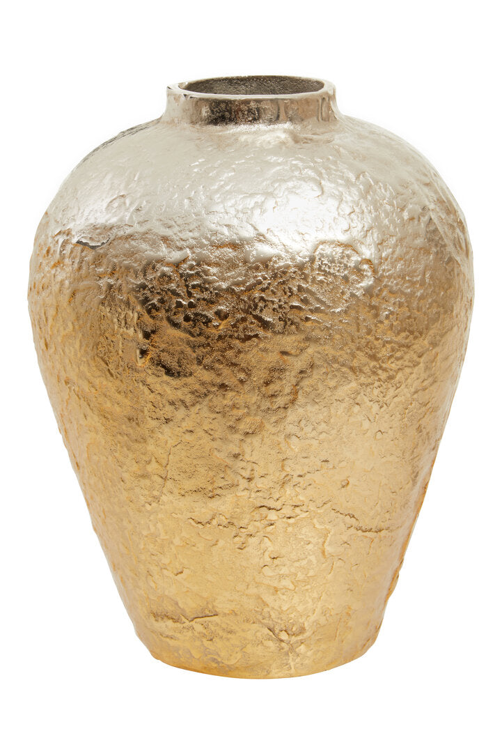 Corenti Silver and Gold Ombre Finish Vase - Large