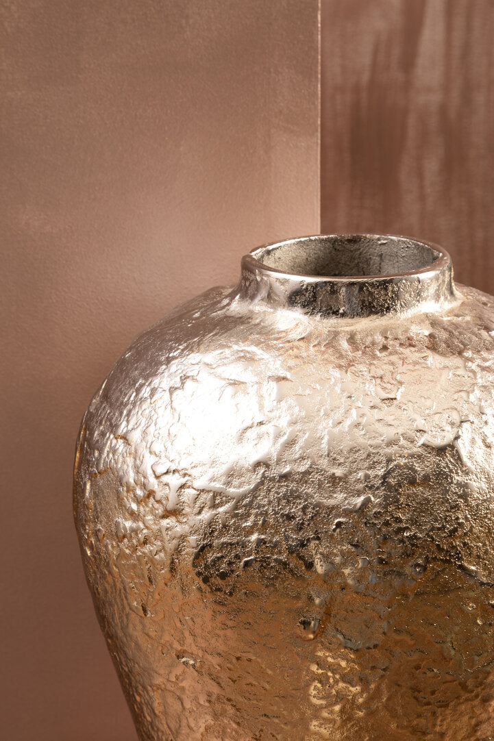 Corenti Silver and Gold Ombre Finish Vase - Large