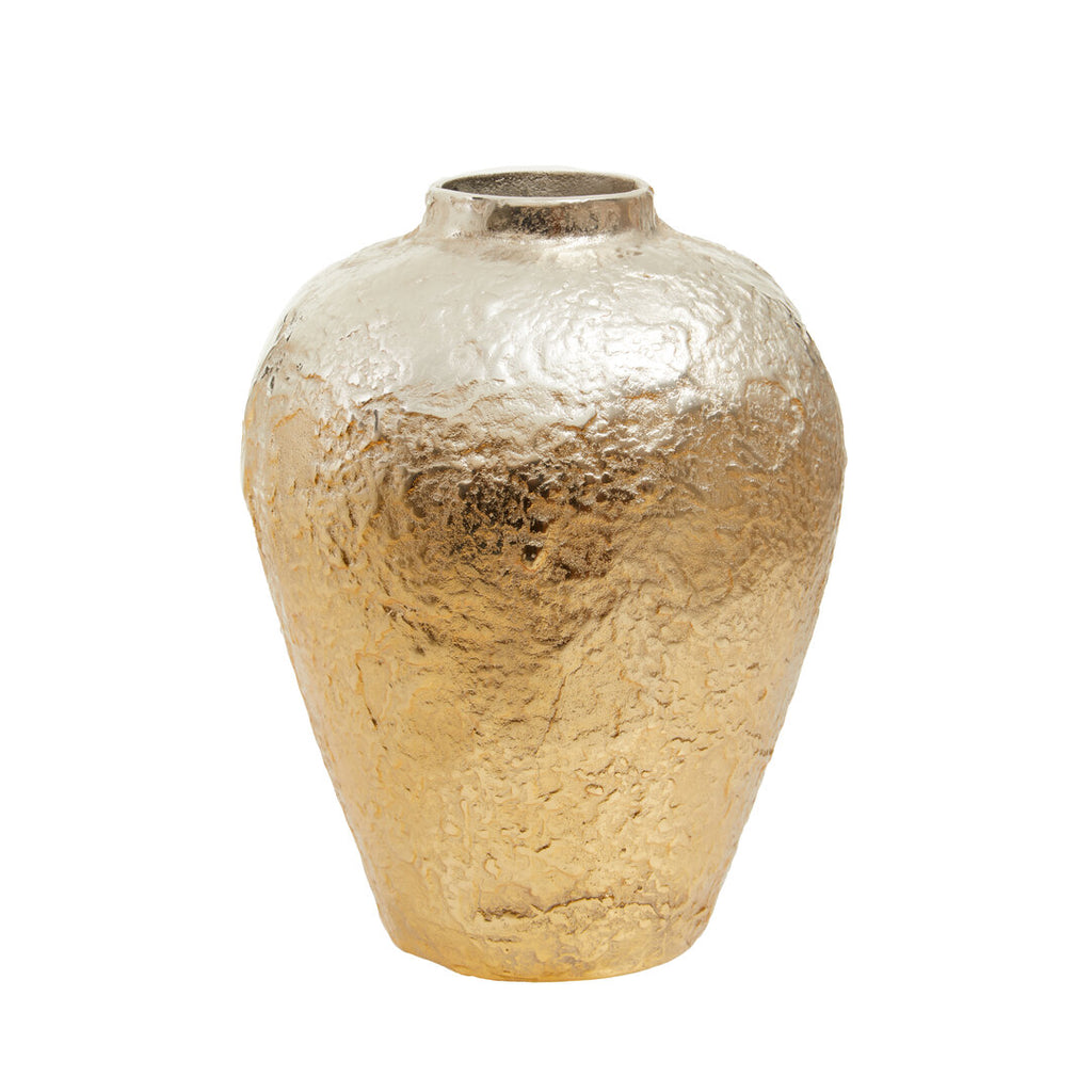 Corenti Silver and Gold Ombre Finish Vase - Large