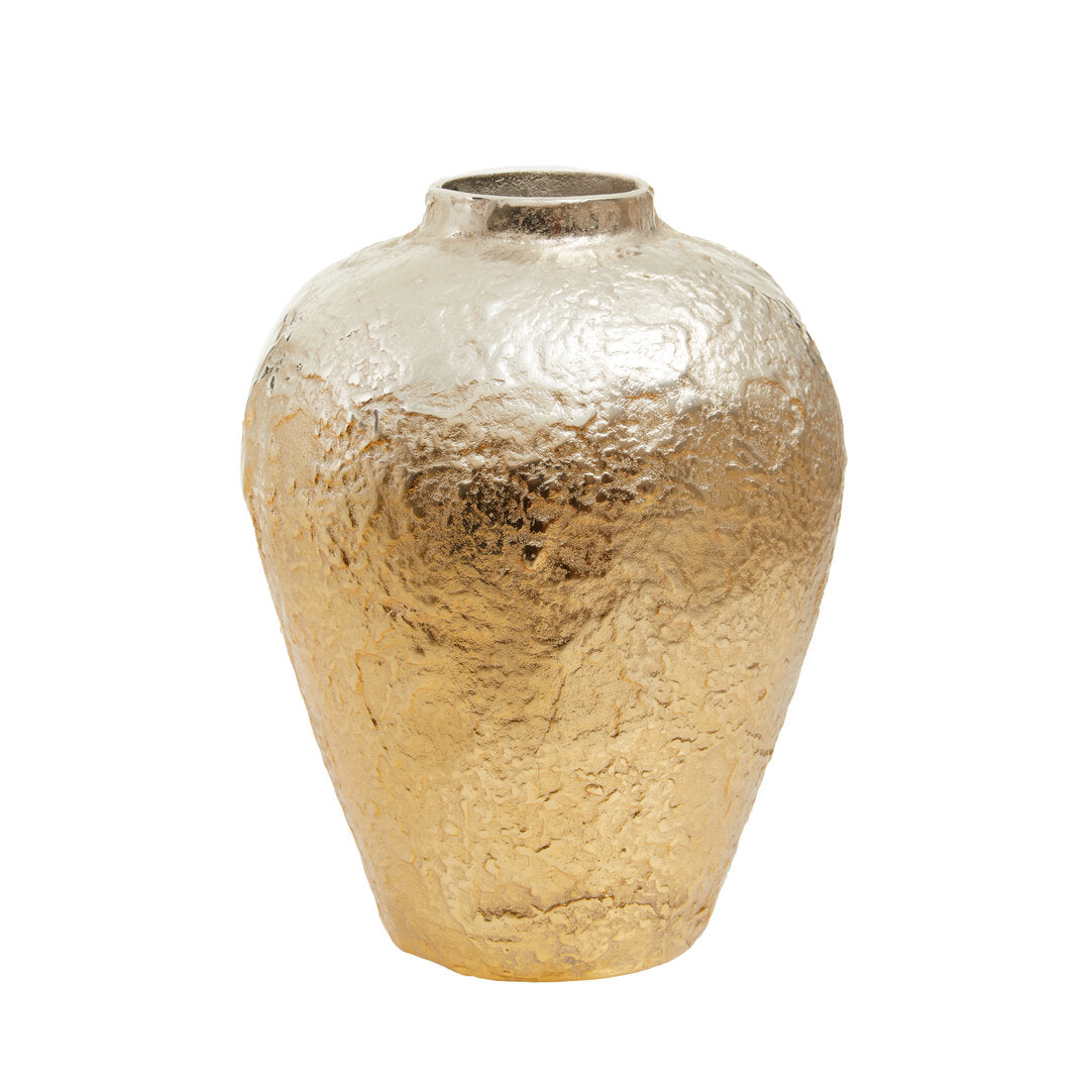 Corenti Silver and Gold Ombre Finish Vase - Large