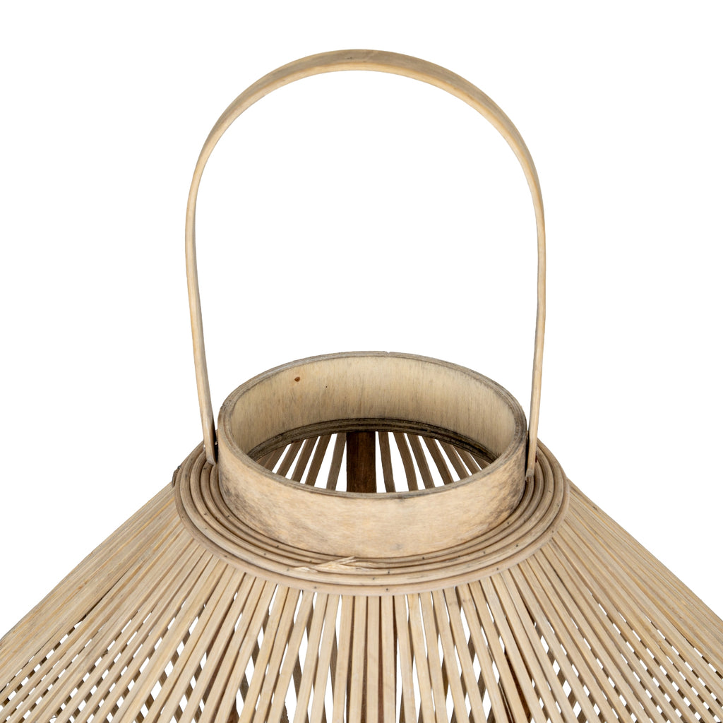 Sora Wicker Lantern With Glass Holder