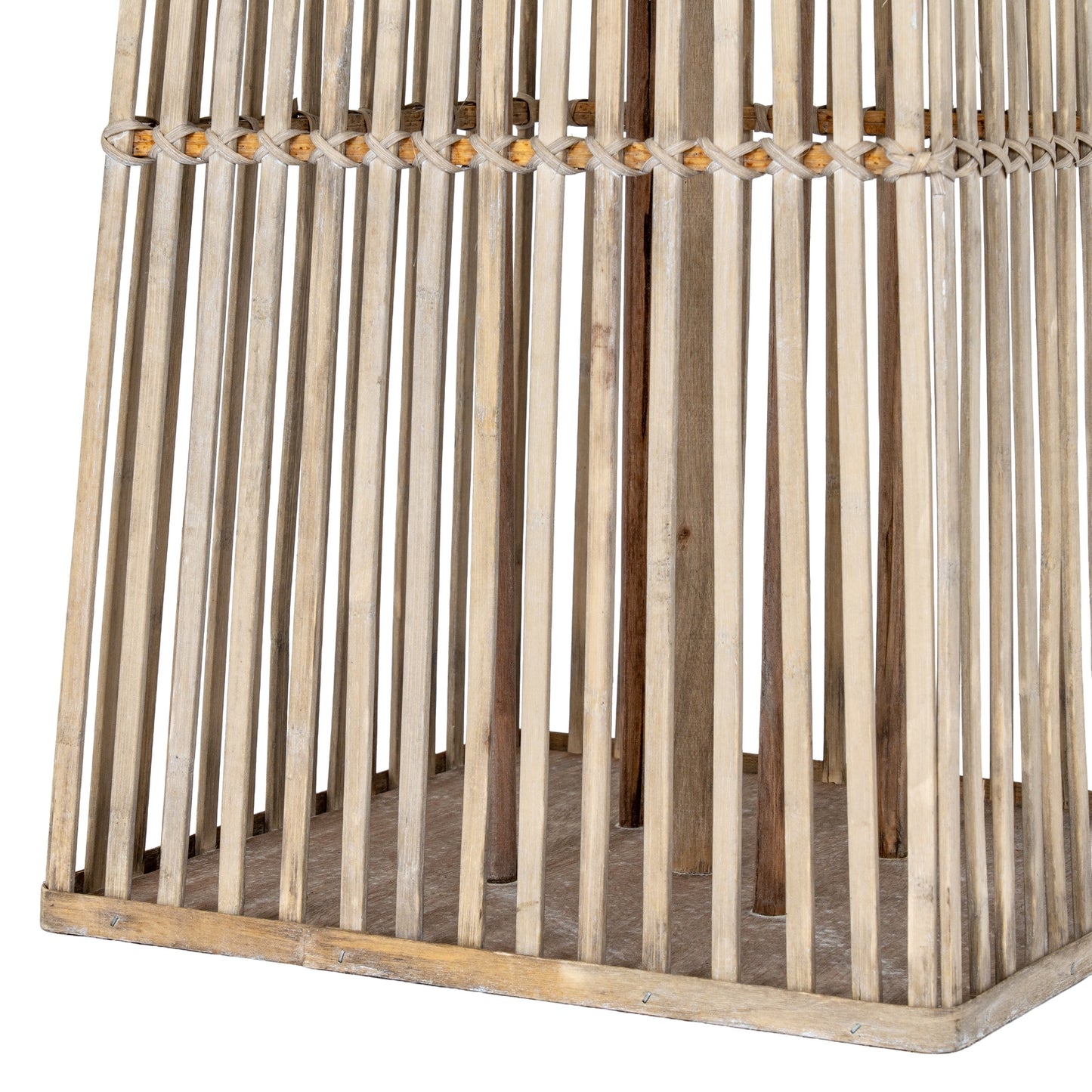 Alita Wicker Lantern With Glass Holder - Large