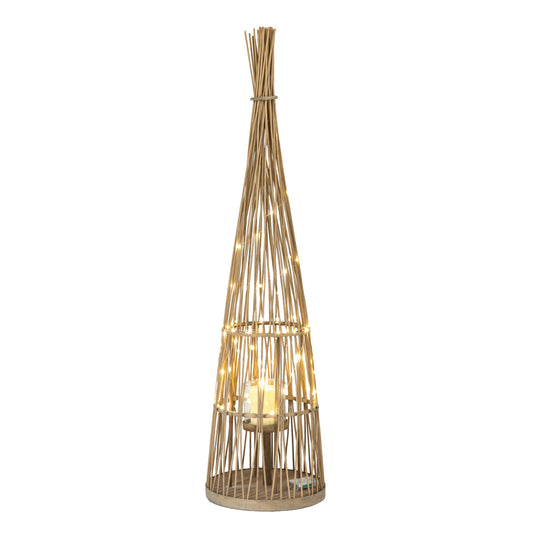 Wonder Wicker LED Lantern - Large