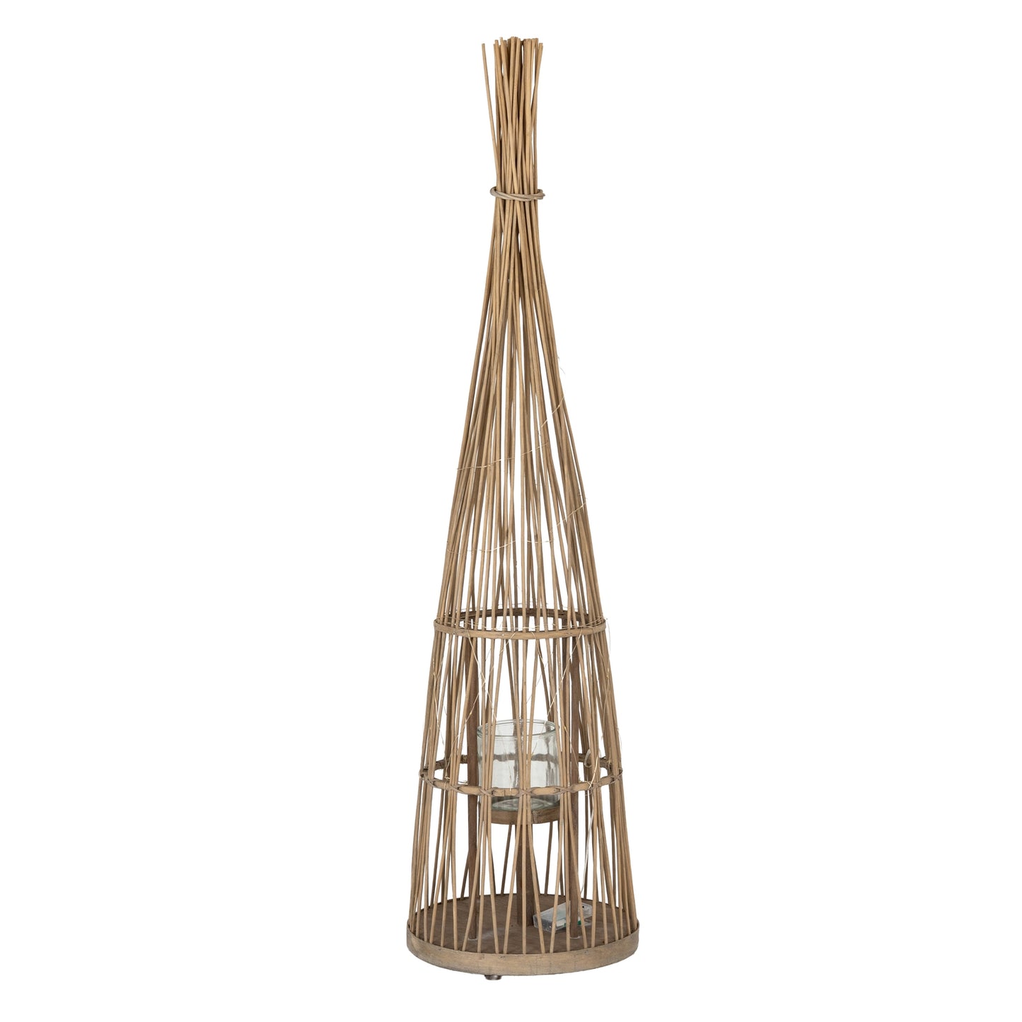 Wonder Wicker LED Lantern - Large