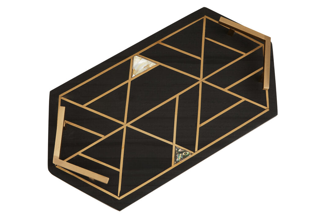 Tara Black Slate Tray