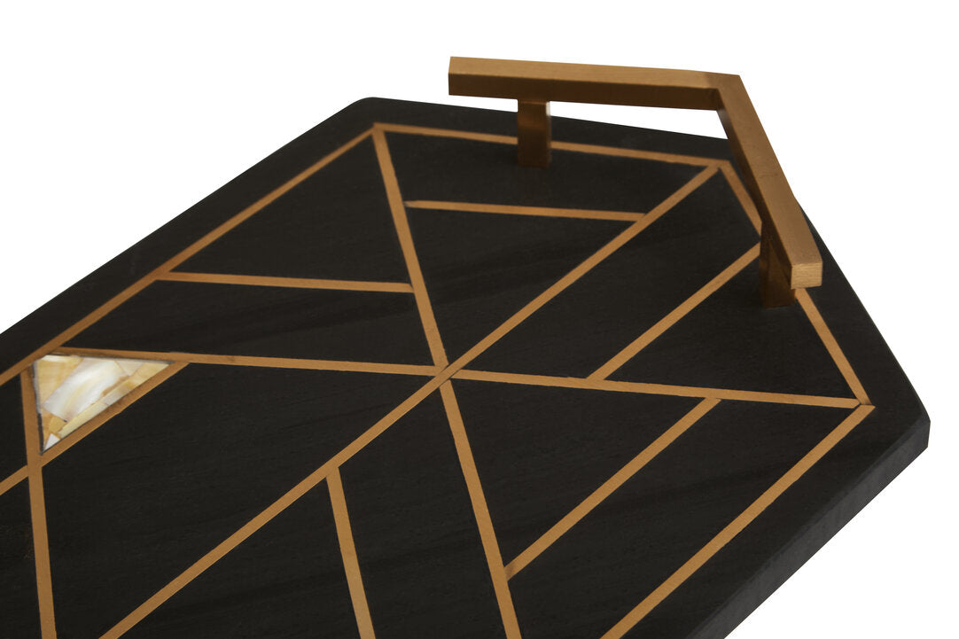Tara Black Slate Tray
