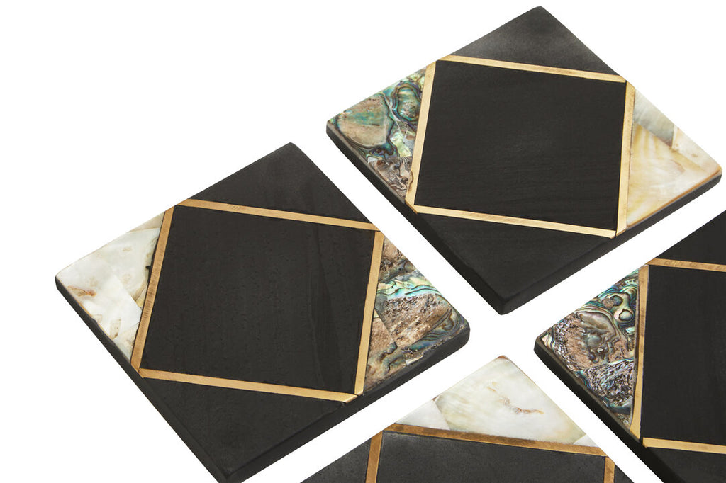 Tara Slate Coasters - Set of 4