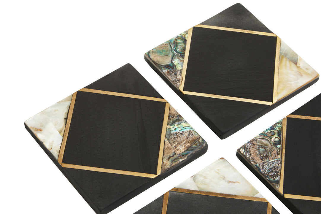 Tara Slate Coasters - Set of 4