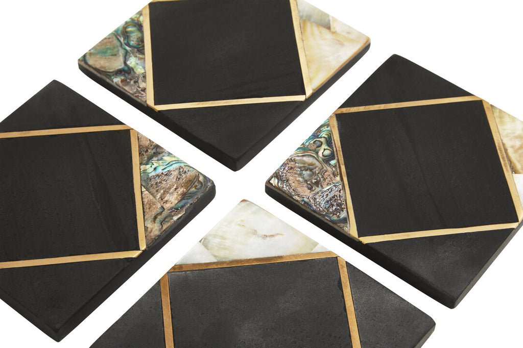 Tara Slate Coasters - Set of 4