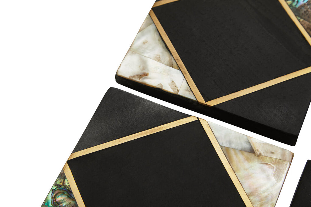 Tara Slate Coasters - Set of 4
