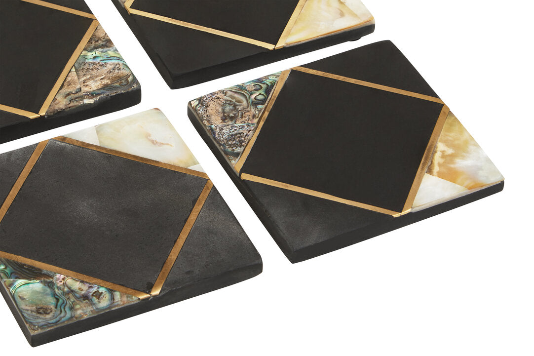 Tara Slate Coasters - Set of 4