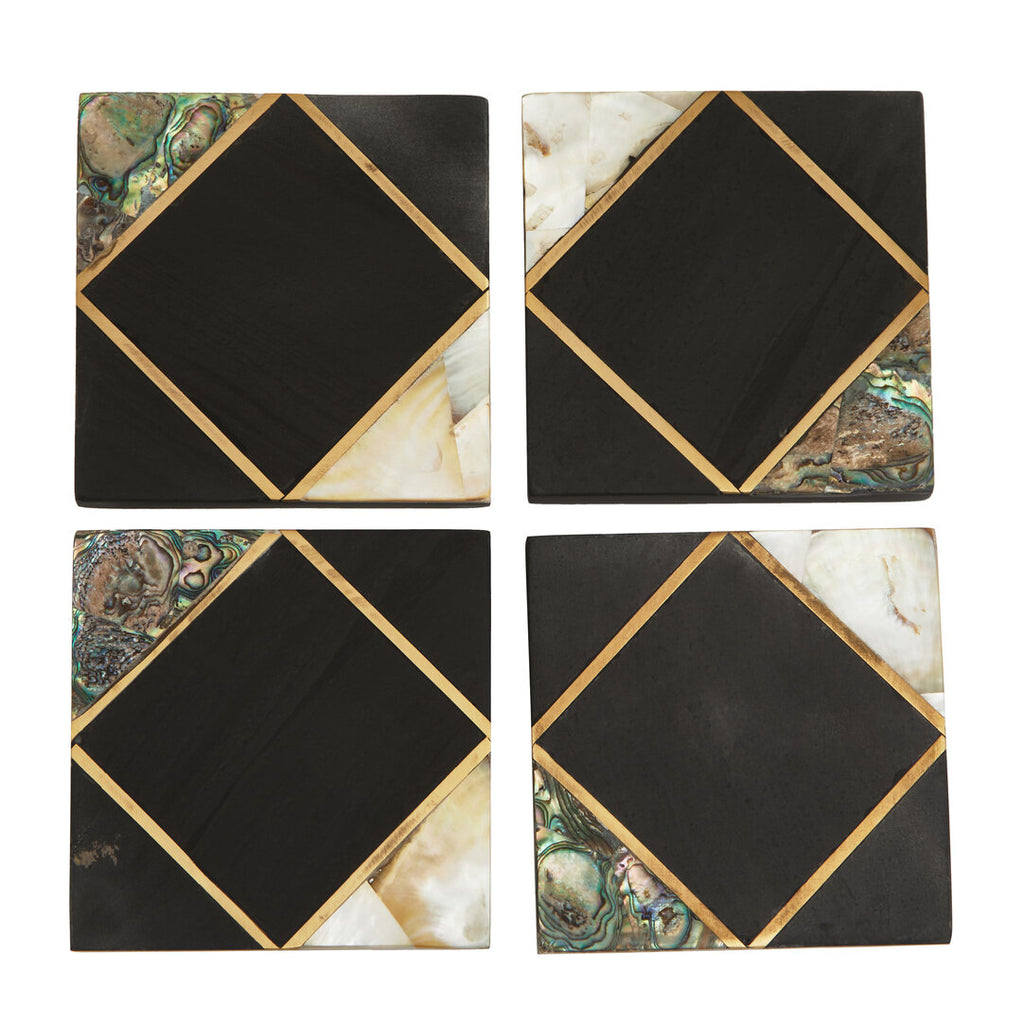 Tara Slate Coasters - Set of 4