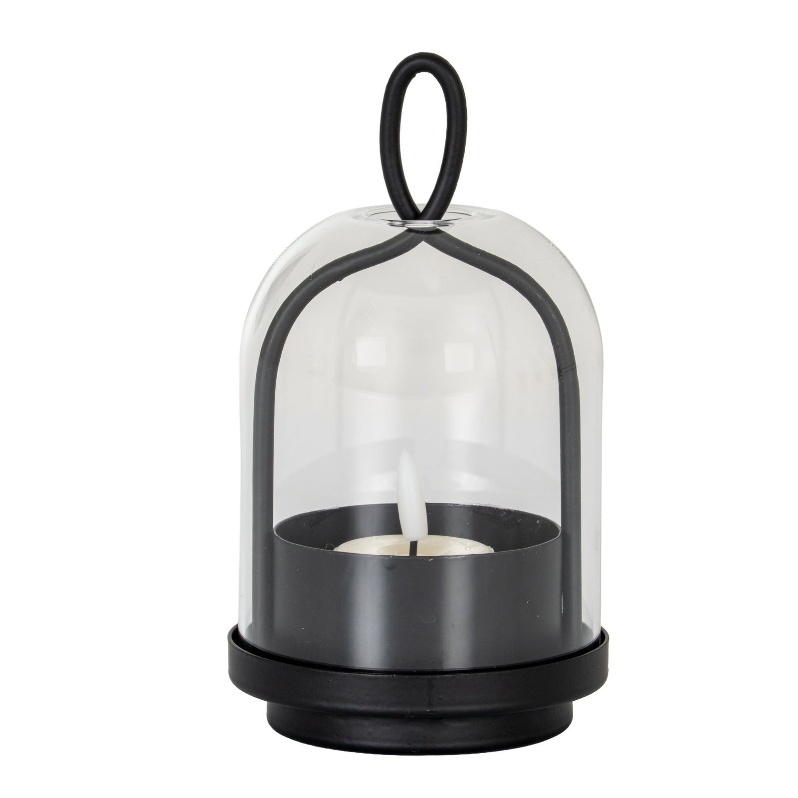 Primrose Candle Holder With Glass Cloche - Large