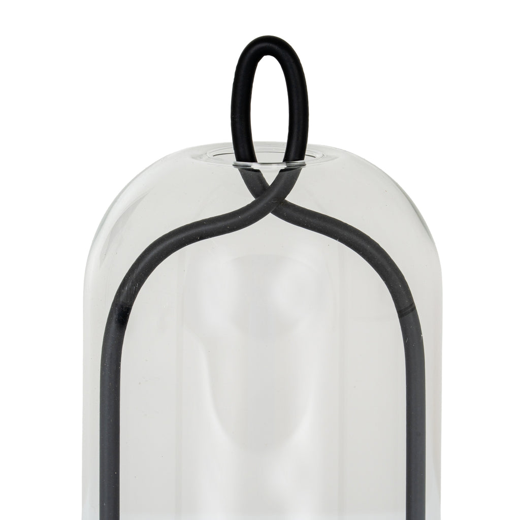 Primrose Candle Holder With Glass Cloche - Medium