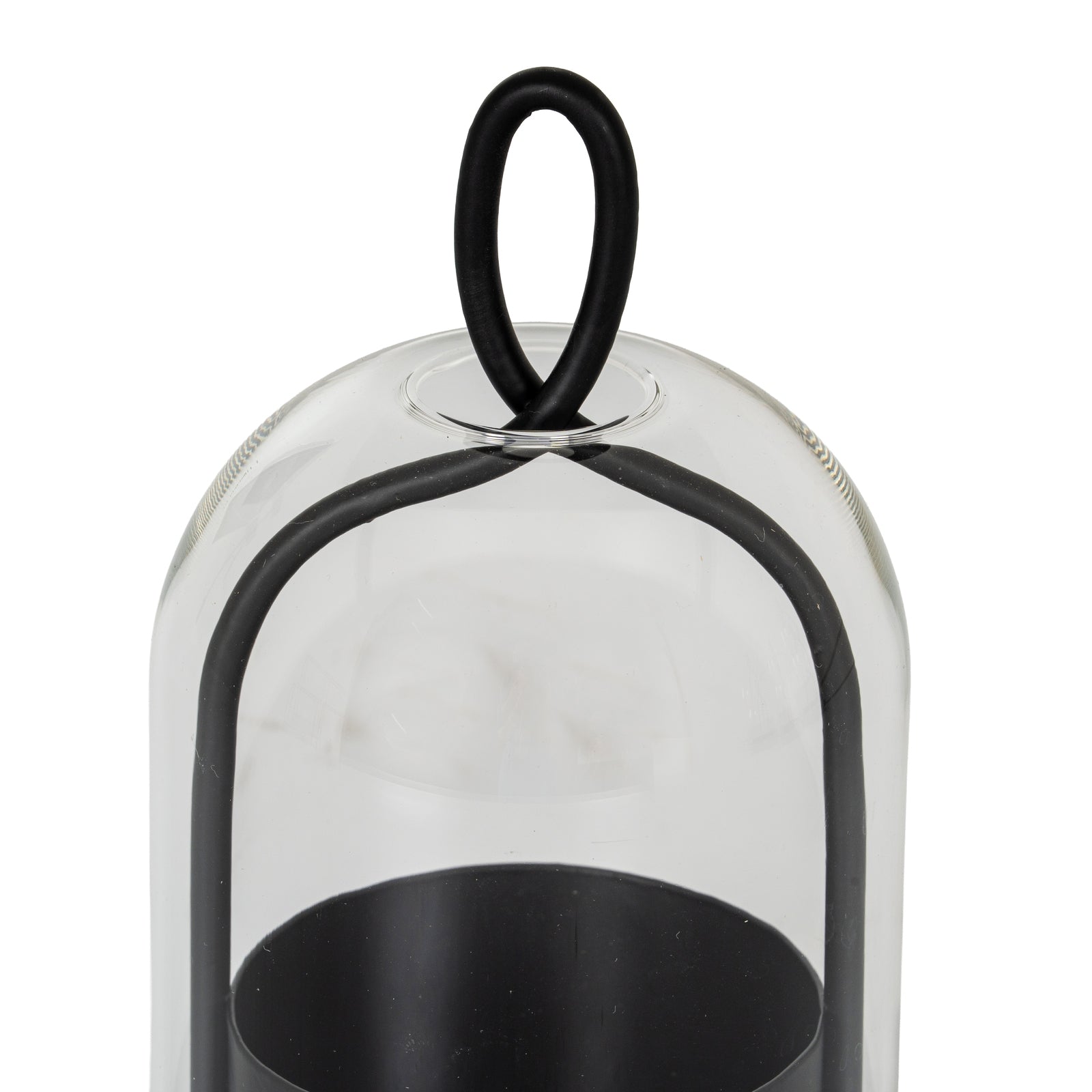 Foxglove Candle Holder With Glass Cloche - Large