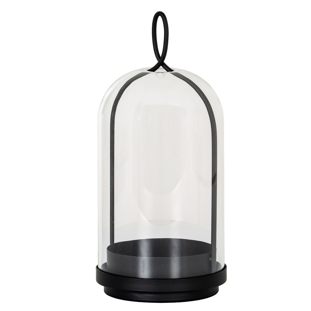 Foxglove Candle Holder With Glass Cloche - Large