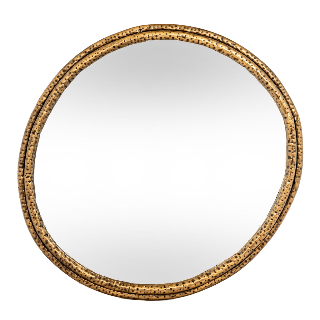 Cedar Mirror With Dimpled Frame - Medium