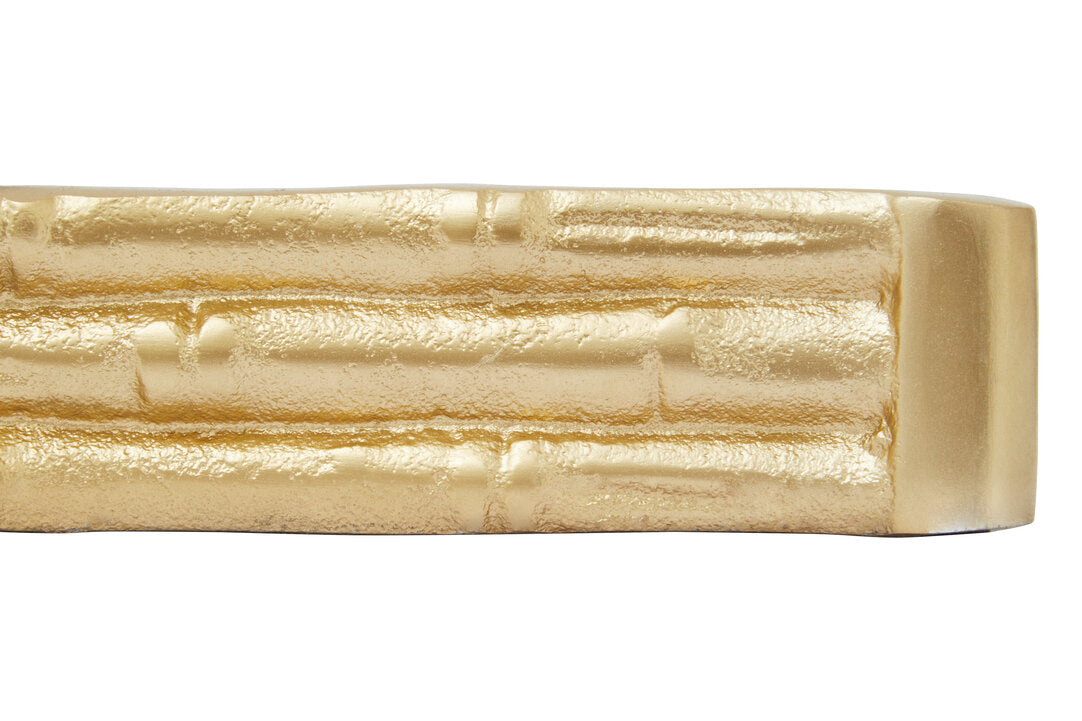 Trevino Bamboo Mirrored Tray - Gold