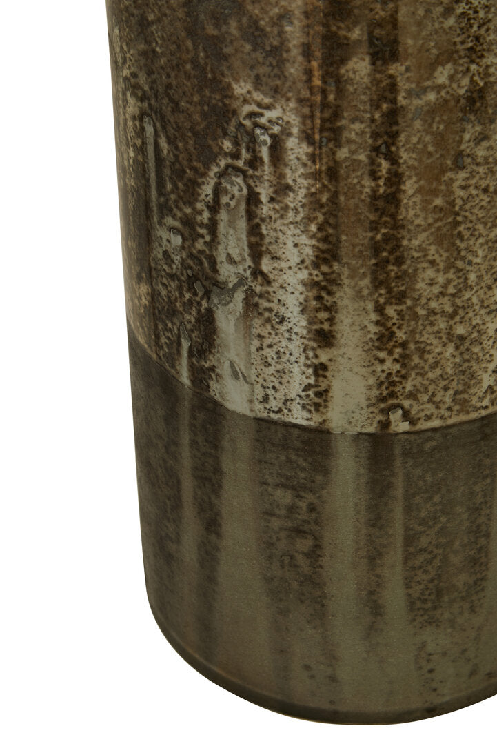 Selano Metallic Antique Finish Vase - Large