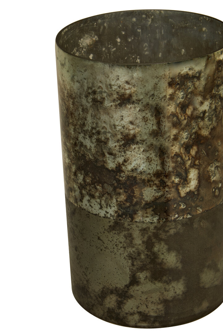 Selano Metallic Antique Finish Vase - Medium