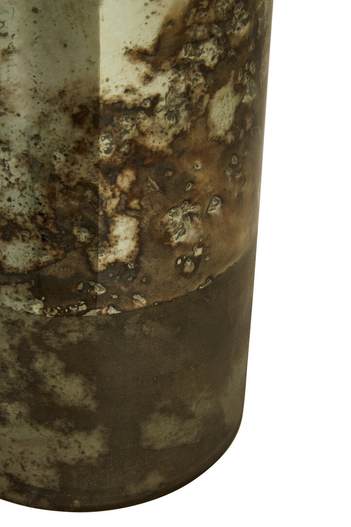 Selano Metallic Antique Finish Vase - Medium
