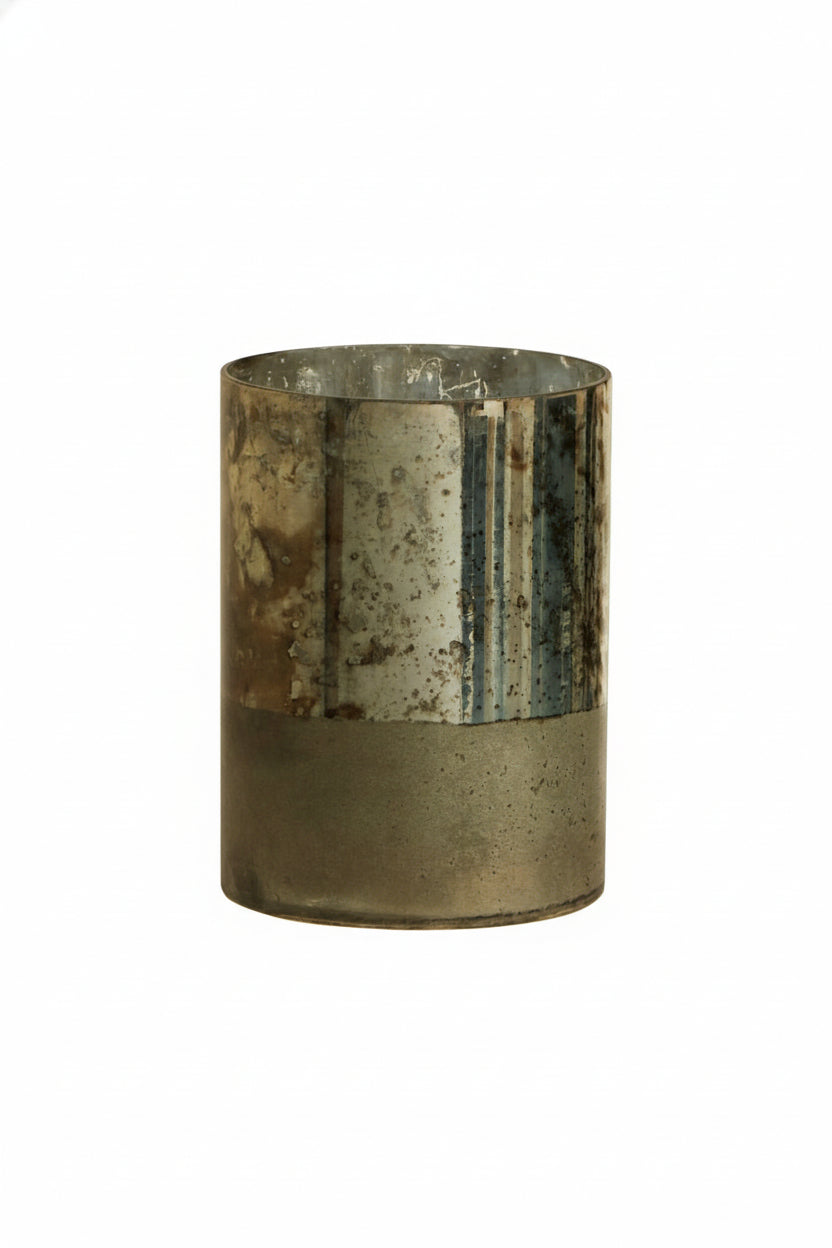Selano Metallic Antique Finish Vase - Small