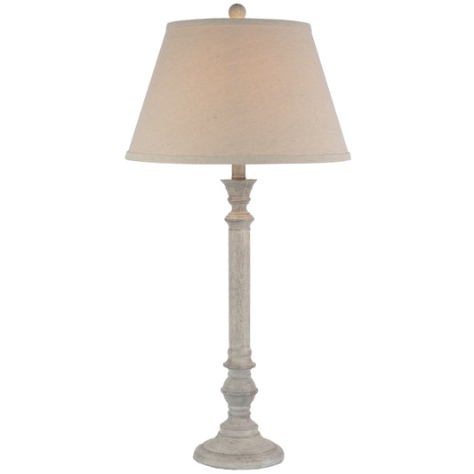 Anouska Table Lamp With Linen Shade