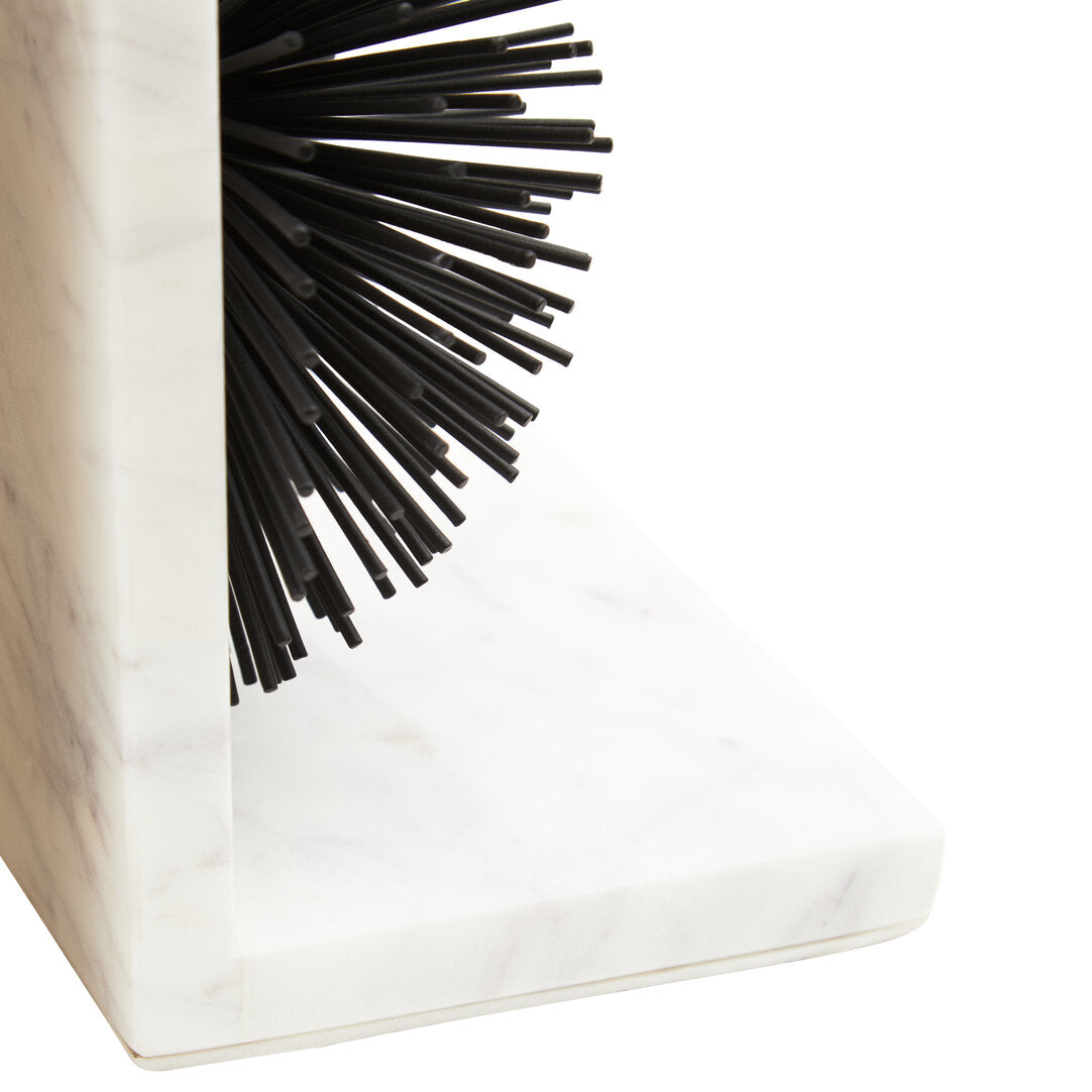 Haze Black Starburst Bookends - Set of 2