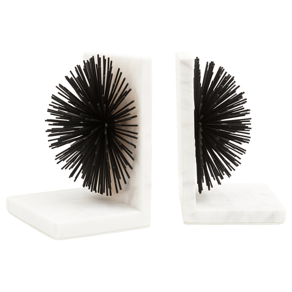 Haze Black Starburst Bookends - Set of 2