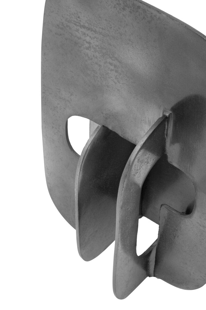 Brooke Abstract Sculpture - Black Nickel
