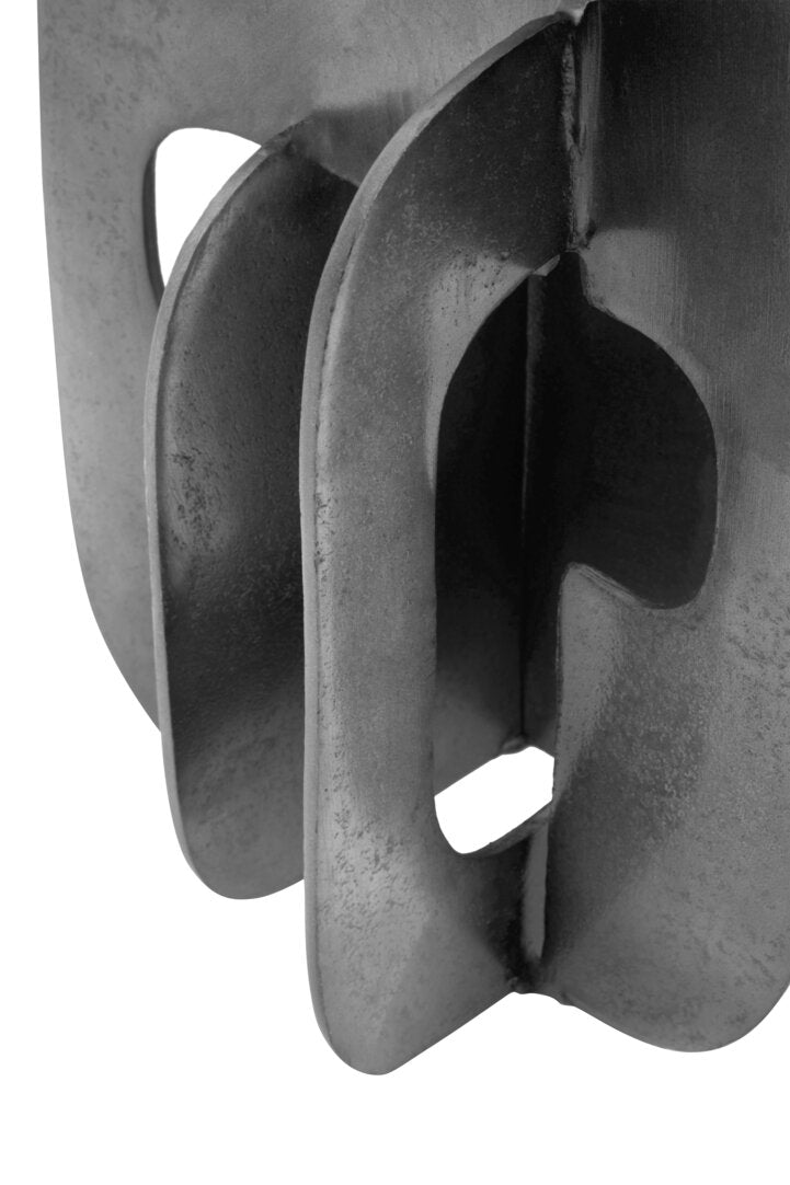 Brooke Abstract Sculpture - Black Nickel