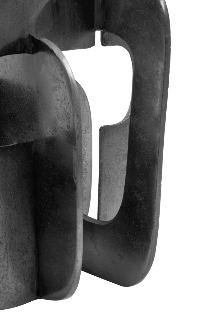 Brooke Abstract Sculpture - Black Nickel