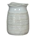 Morada Cylinder Hewn Vase