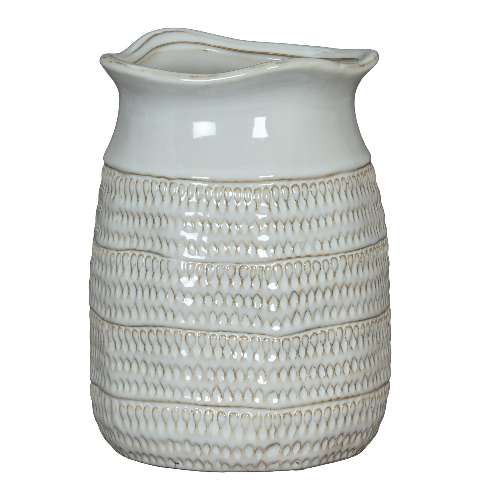 Morada Cylinder Hewn Vase