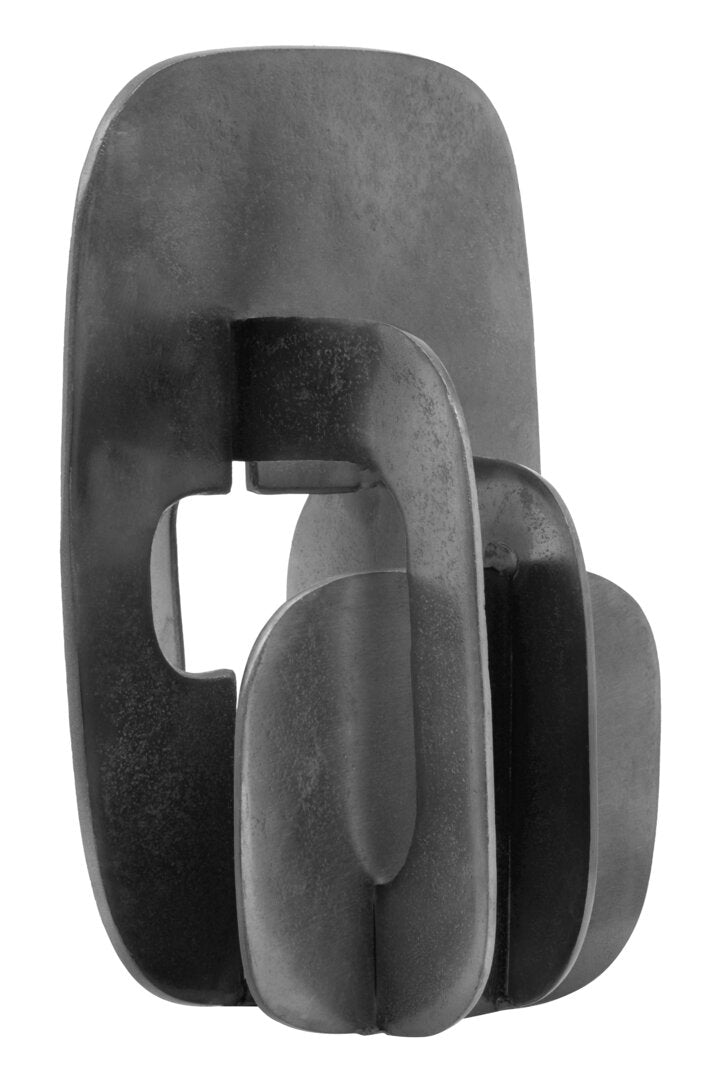 Brooke Abstract Sculpture - Black Nickel