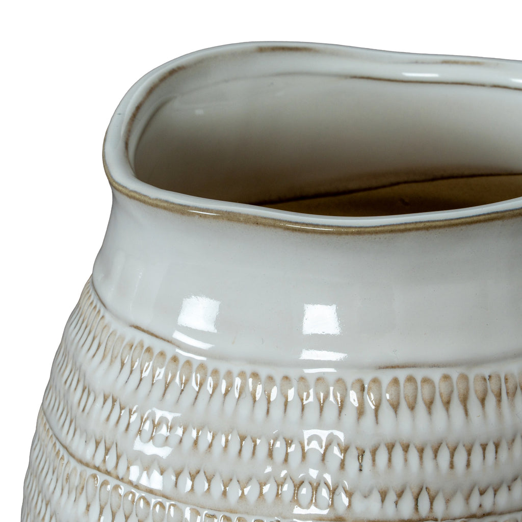 Morada Wide Hewn Vase