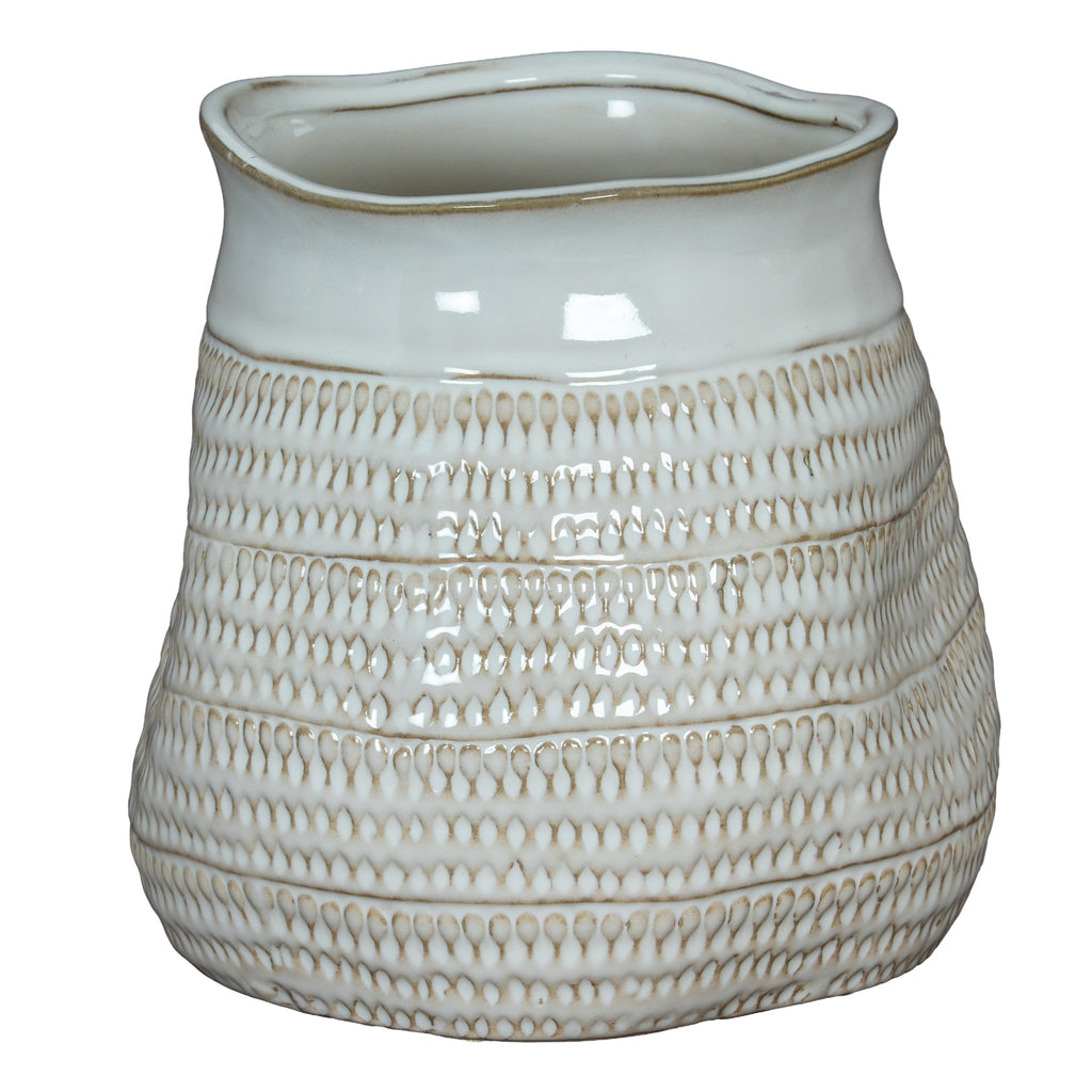 Morada Wide Hewn Vase