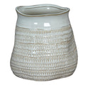 Morada Wide Hewn Vase