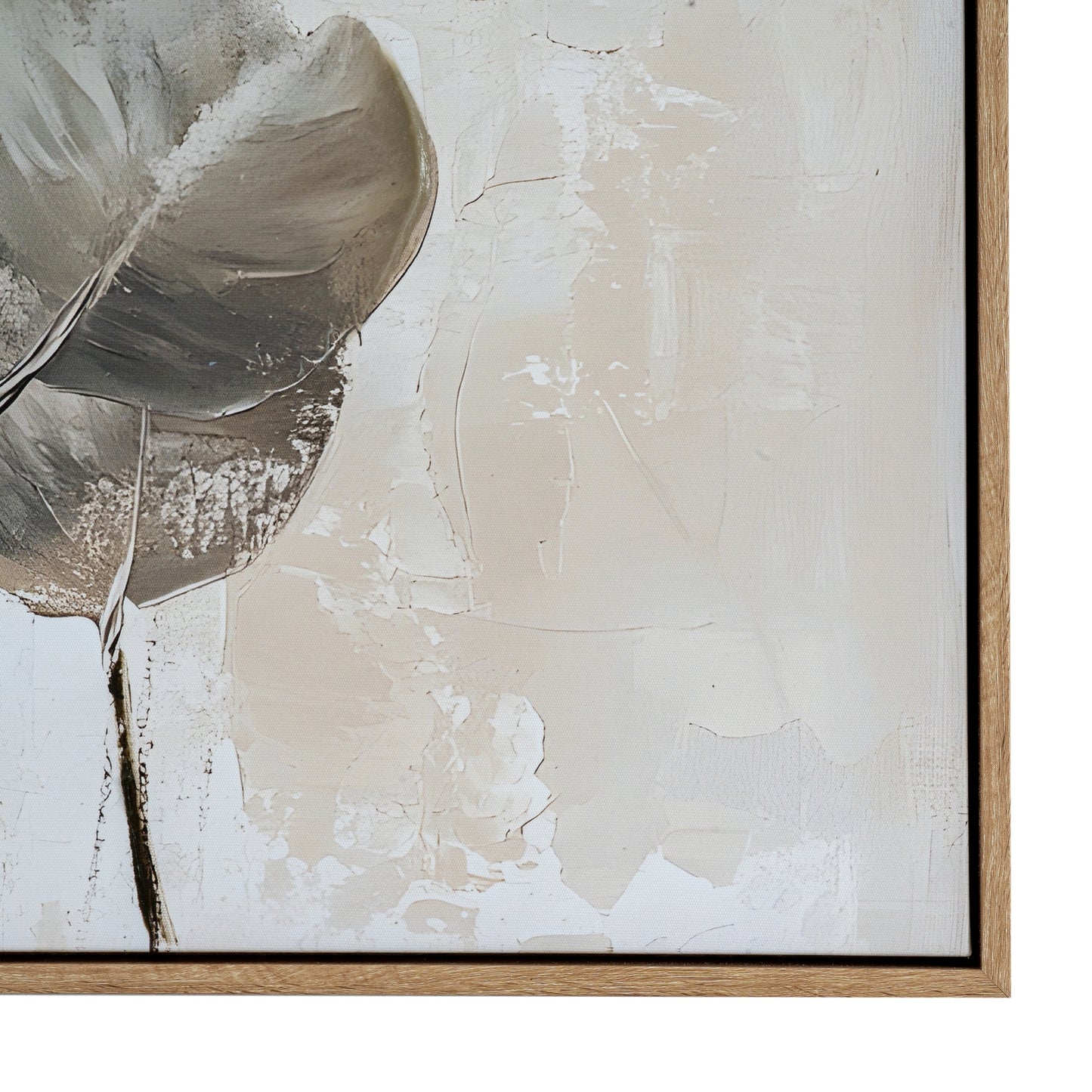 Silvra Hand Painted Canvas In Frame