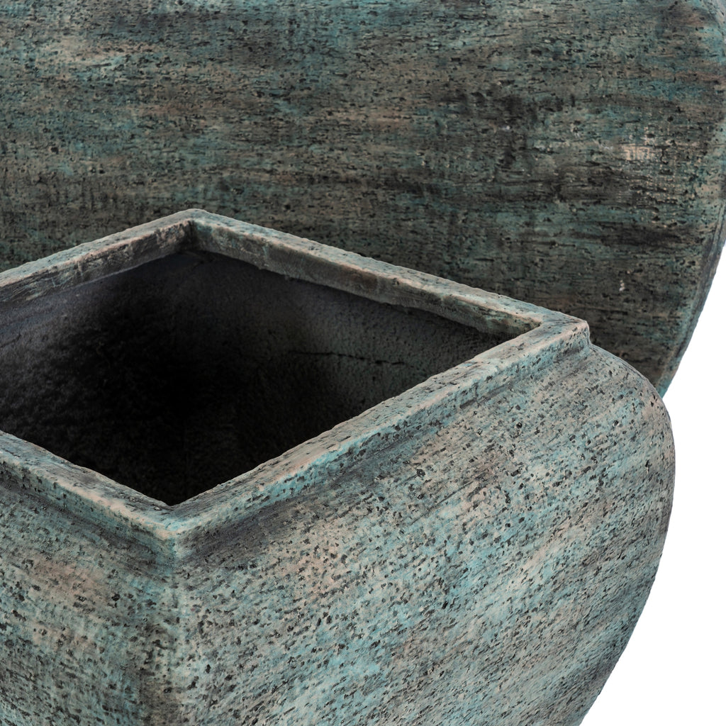Etta Square Drum Planters - Set of 2