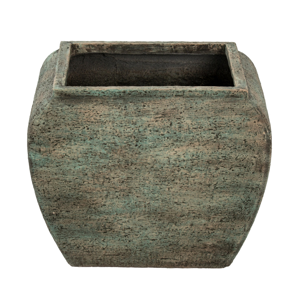 Etta Square Drum Planters - Set of 2