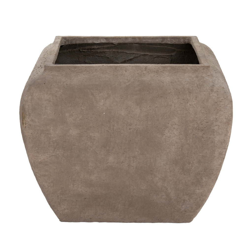Linelle Square Drum Planters - Set of 2