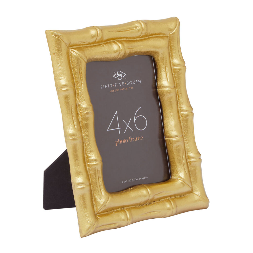 Trevino Gold Bamboo Photo Frame - Small