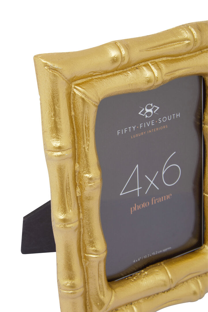 Trevino Gold Bamboo Photo Frame - Small