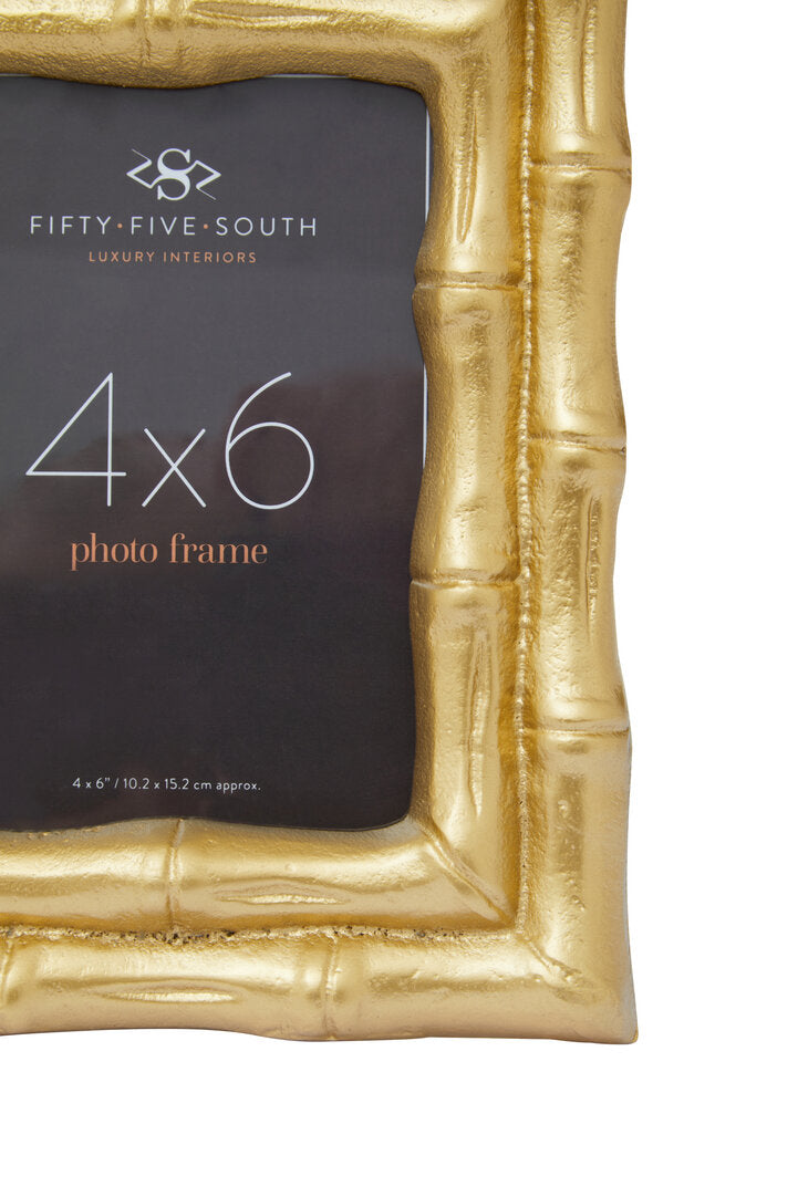 Trevino Gold Bamboo Photo Frame - Small